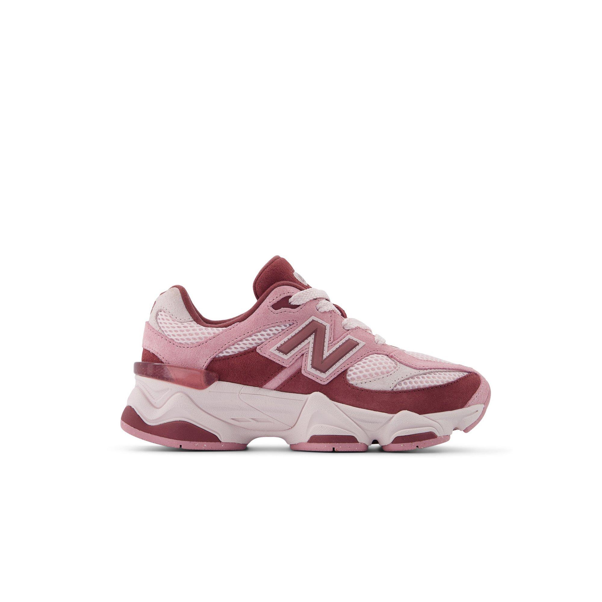 New Balance 9060 "Pink Granite/Washed Burgundy" Preschool Girls' Shoe